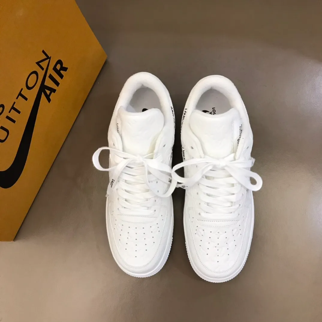 Men's shoes 💰p440 "*OUIS *UITTO*" x OFF-WHITE x Nike tripartite collaboration! Trendy and cool men's casual sports shoes with unrivaled color matching. The design idea basically continues the style of THE TEN. The Swoosh line and tongue label have a very familiar visual effect and are both fashionable and trendy! A must-have for fashionistas! The effect on your feet is absolutely stunning! (The original drawer packaging accessories are complete) Code number 38-45